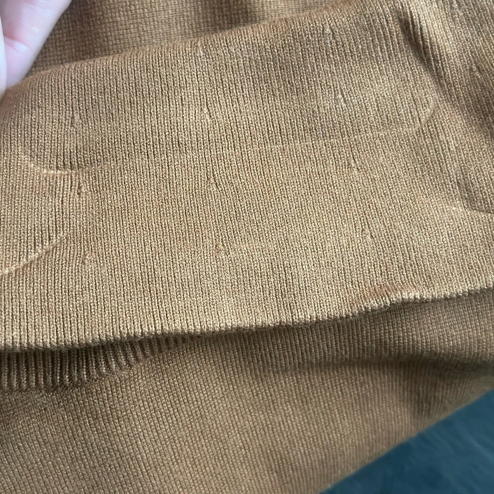 Elegant Rust Knit Dress - Picture 5 of 6